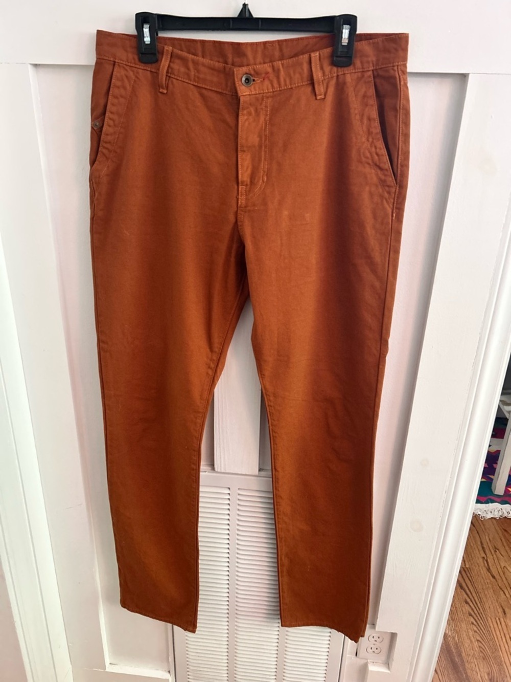 Raleigh Denim Jones stretch jeans brown bourbon size 34x34